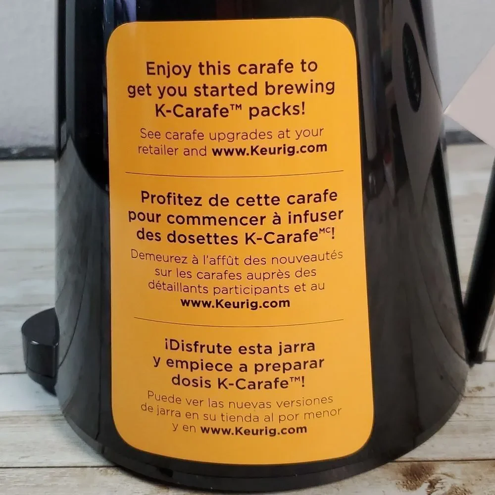 NEW Keurig K-Carafe‎ Big Coffee Pot Storage 32 fl.oz. Capacity for Kuerig 2.0